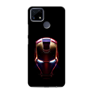 Силиконовый чехол на Realme C25 с принтом IronMan Железный человек