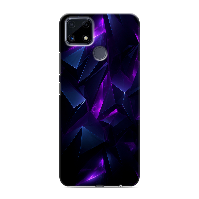 Силиконовый чехол на Realme C25 с принтом Абстракиция Силиконовый чехол на Realme C25 с принтом Абстракиция