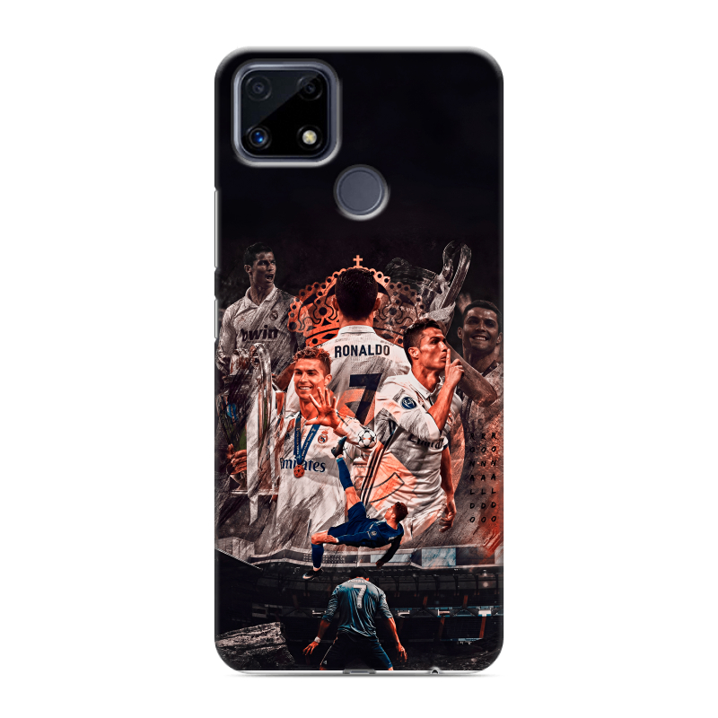 Силиконовый чехол на Realme C25 с принтом Реал Роналдо Real Ronaldo Силиконовый чехол на Realme C25 с принтом Реал Роналдо Real Ronaldo
