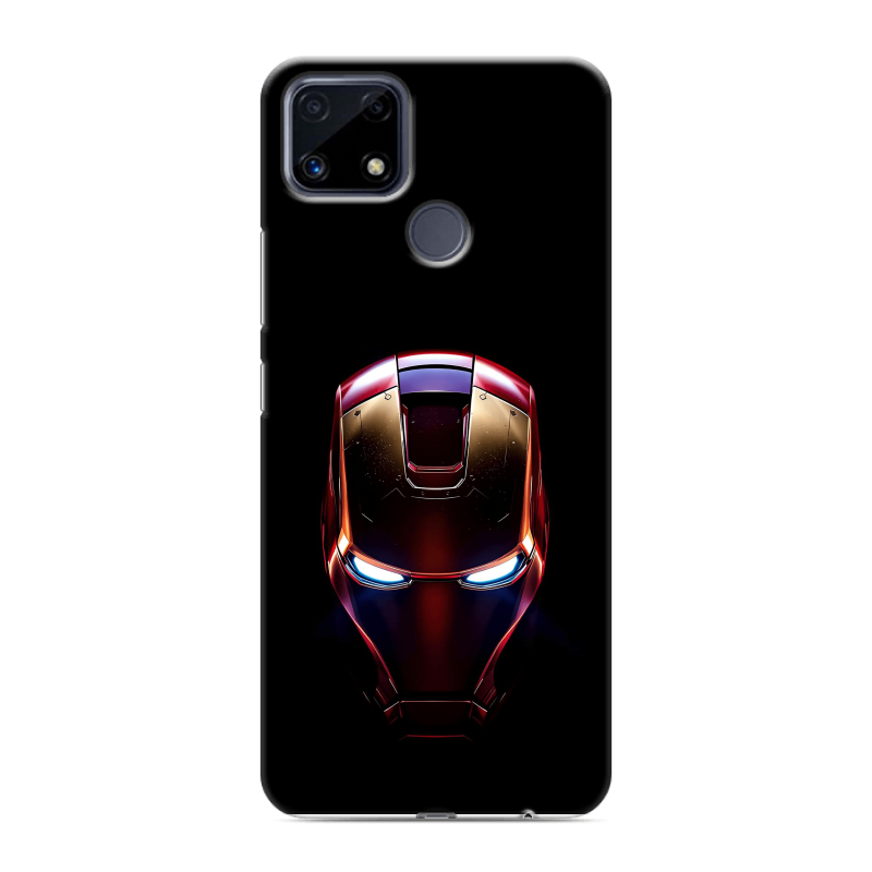Силиконовый чехол на Realme C25 с принтом IronMan Железный человек Силиконовый чехол на Realme C25 с принтом IronMan Железный человек