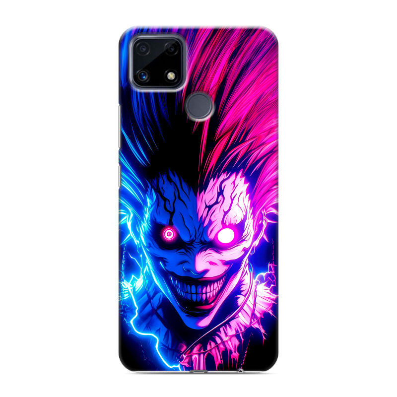 Силиконовый чехол на Realme C25 с принтом Death note Тетрадь смерти Силиконовый чехол на Realme C25 с принтом Death note Тетрадь смерти