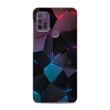 Силиконовый чехол на Lenovo K13 Note с принтом Геометрия неона Силиконовый чехол на Lenovo K13 Note с принтом Геометрия неона