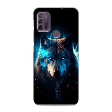 Силиконовый чехол на Lenovo K13 Note с принтом Волк ночной Силиконовый чехол на Lenovo K13 Note с принтом Волк ночной