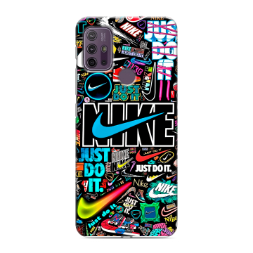 Силиконовый чехол на Lenovo K13 Note с принтом найк nike черный