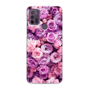 Силиконовый чехол на Lenovo K13 Note с принтом лавандовые розы