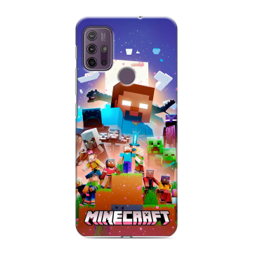 Силиконовый чехол на Lenovo K13 Note с принтом Майнкрафт Minecraft
