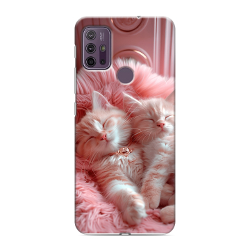 Силиконовый чехол на Lenovo K13 Note с принтом котята котики