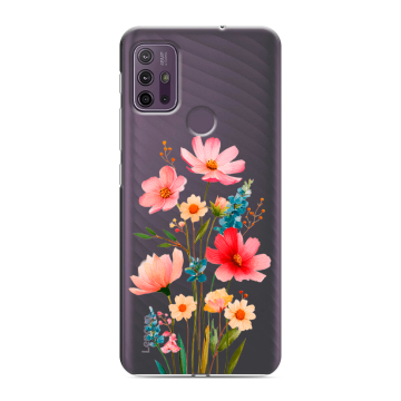 Силиконовый чехол на Lenovo K13 Note с принтом Цветы