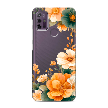 Силиконовый чехол на Lenovo K13 Note с принтом Цветы принт
