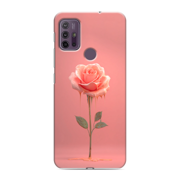 Силиконовый чехол на Lenovo K13 Note с принтом Розовая роза