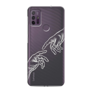 Силиконовый чехол на Lenovo K13 Note с принтом Сотворение мира