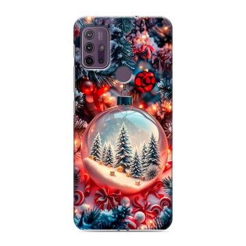Силиконовый чехол на Lenovo K13 Note с принтом Новый год