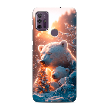Силиконовый чехол на Lenovo K13 Note с принтом Новый год