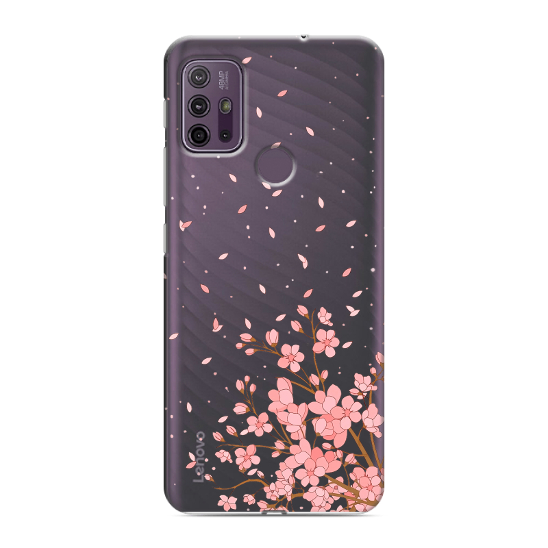 Силиконовый чехол на Lenovo K13 Note с принтом Ветка сакуры Силиконовый чехол на Lenovo K13 Note с принтом Ветка сакуры