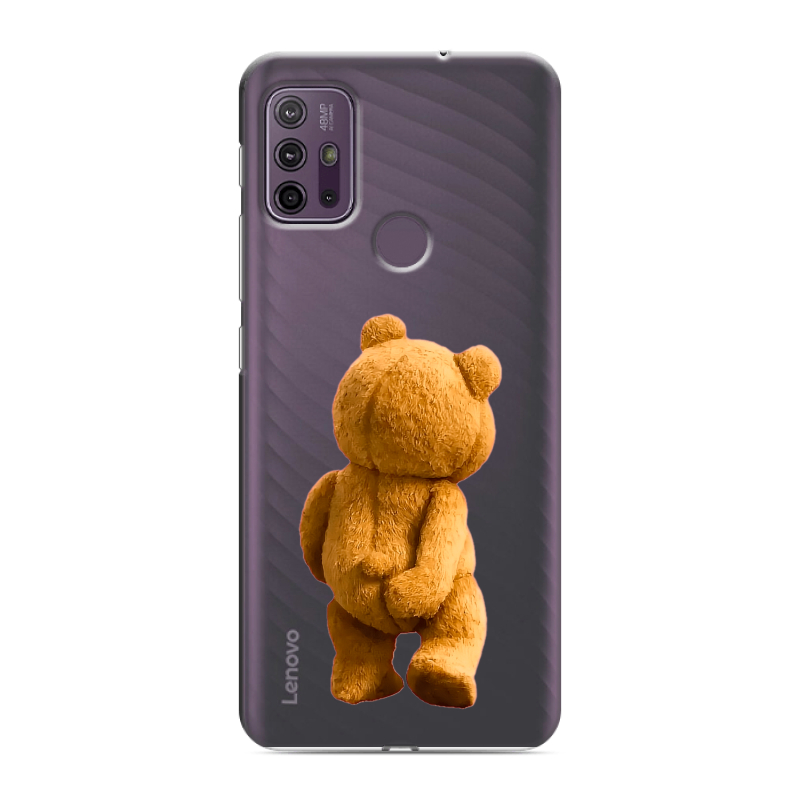 Силиконовый чехол на Lenovo K13 Note с принтом Медведь Силиконовый чехол на Lenovo K13 Note с принтом Медведь