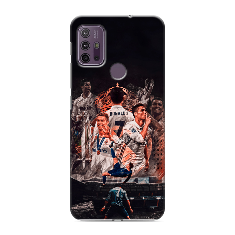 Силиконовый противоударный чехол на Lenovo K13 Note с принтом Реал Роналдо Real Ronaldo Силиконовый противоударный чехол на Lenovo K13 Note с принтом Реал Роналдо Real Ronaldo
