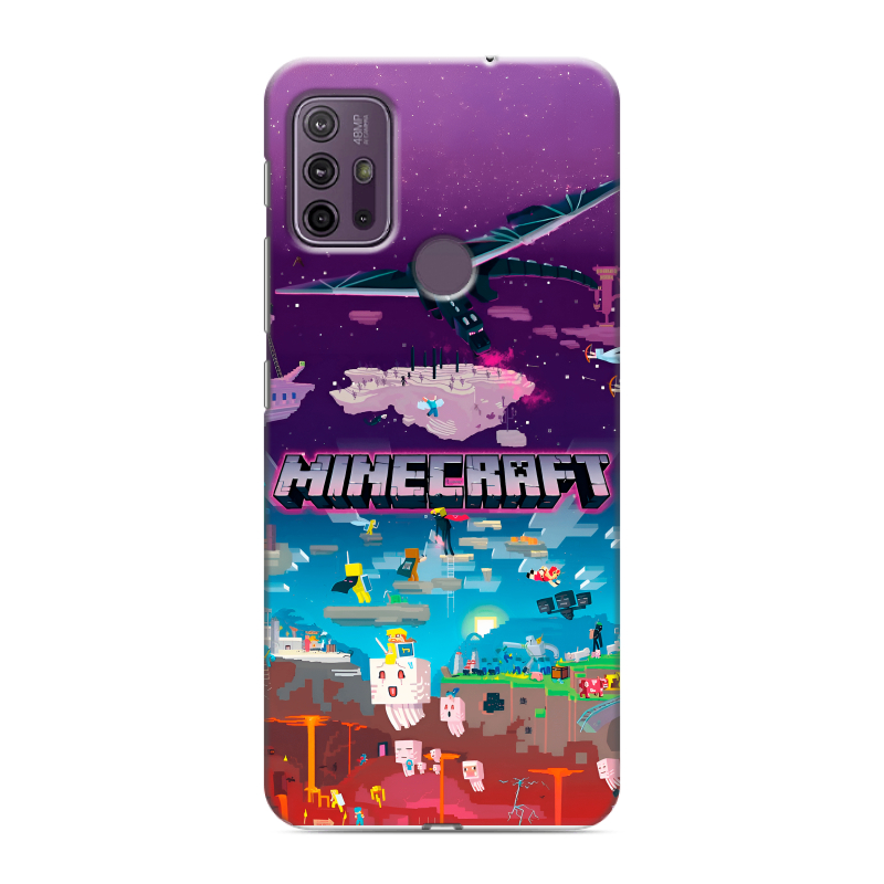Силиконовый чехол на Lenovo K13 Note с принтом Майнкрафт Minecraft Силиконовый чехол на Lenovo K13 Note с принтом Майнкрафт Minecraft