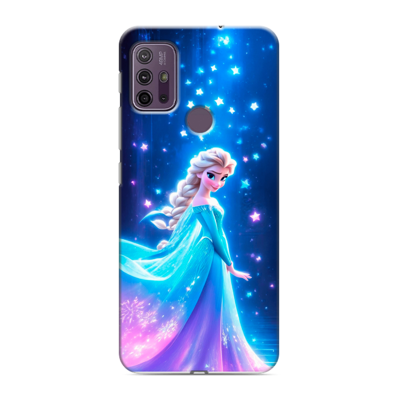 Силиконовый противоударный чехол на Lenovo K13 Note с принтом Холодное сердце Frozen Силиконовый противоударный чехол на Lenovo K13 Note с принтом Холодное сердце Frozen