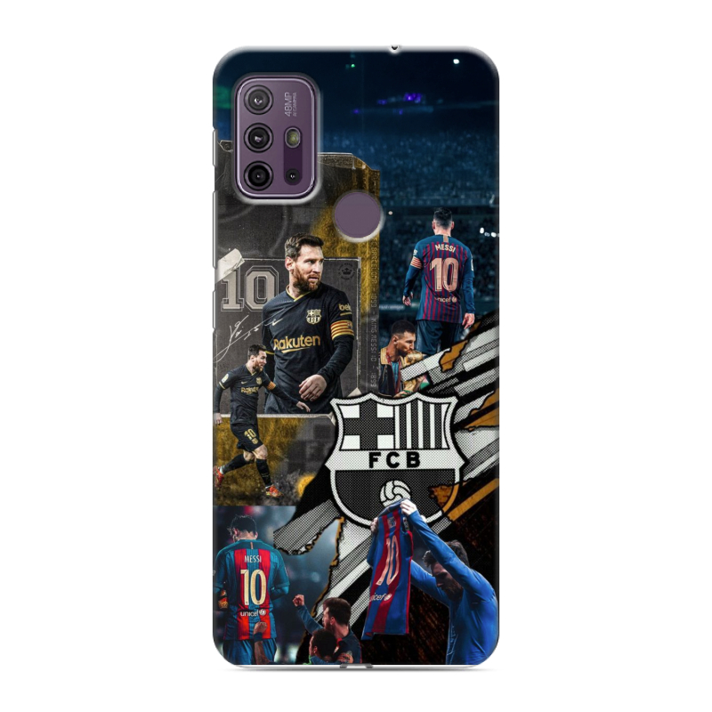 Силиконовый чехол на Lenovo K13 Note с принтом Messi Barcelona Силиконовый чехол на Lenovo K13 Note с принтом Messi Barcelona