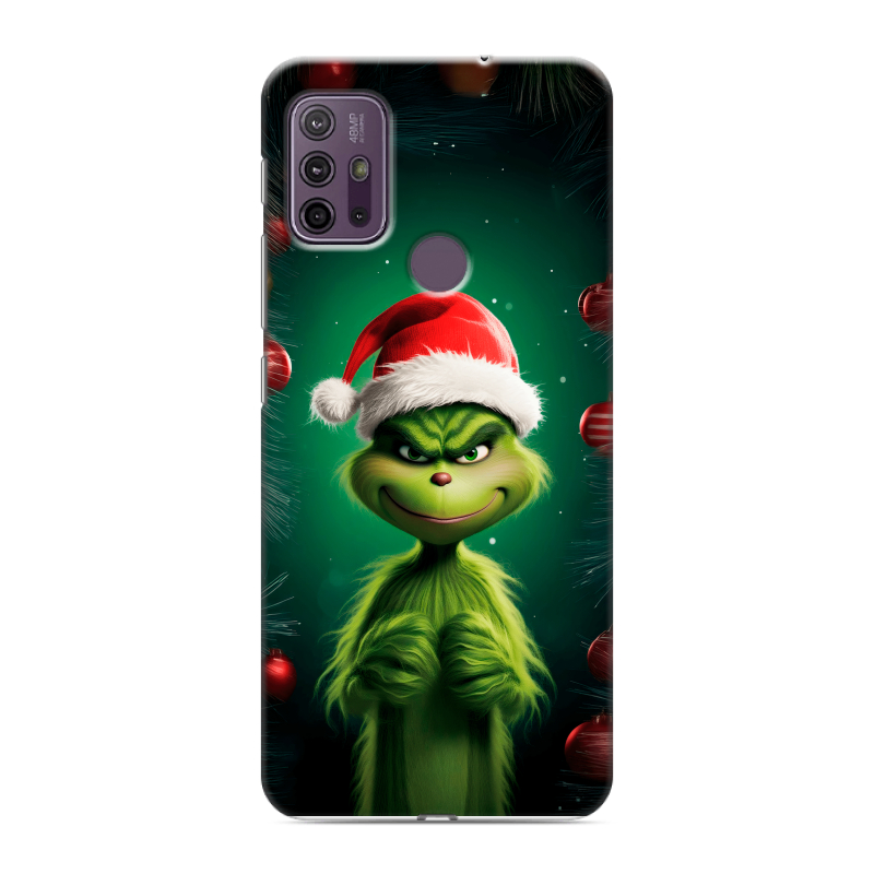 Силиконовый чехол на Lenovo K13 Note с принтом Гринч Новый год Рождество Силиконовый чехол на Lenovo K13 Note с принтом Гринч Новый год Рождество