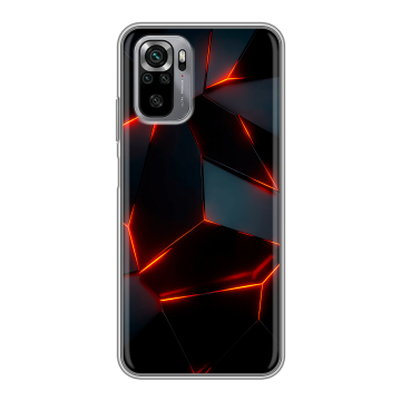 Силиконовый чехол на Xiaomi RedMi Note 10S с принтом Яркие абстракции Силиконовый чехол на Xiaomi RedMi Note 10S с принтом Яркие абстракции