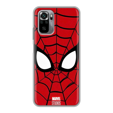 Силиконовый чехол на Xiaomi RedMi Note 10S с принтом человек паук spiderman