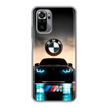 Силиконовый чехол на Xiaomi RedMi Note 10S с принтом БМВ BMW