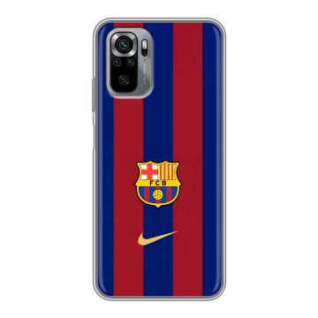 Силиконовый чехол на Xiaomi RedMi Note 10S с принтом Барселона Barcelona Силиконовый чехол на Xiaomi RedMi Note 10S с принтом Барселона Barcelona