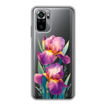 Силиконовый чехол на Xiaomi RedMi Note 10S с принтом Цветы орхидеи Силиконовый чехол на Xiaomi RedMi Note 10S с принтом Цветы орхидеи