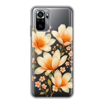 Силиконовый чехол на Xiaomi RedMi Note 10S с принтом Цветы Силиконовый чехол на Xiaomi RedMi Note 10S с принтом Цветы