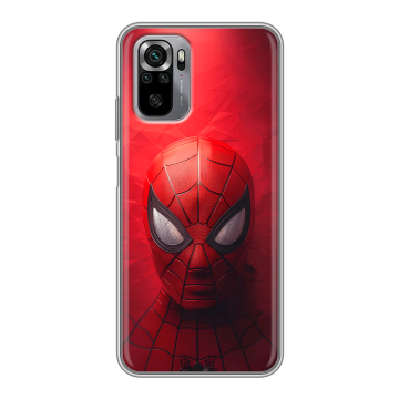 Силиконовый чехол на Xiaomi RedMi Note 10S с принтом Spiderman Человек паук