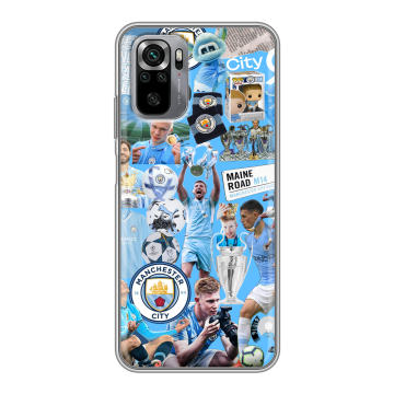 Силиконовый чехол на Xiaomi RedMi Note 10S с принтом Man City Манчестер Сити Силиконовый чехол на Xiaomi RedMi Note 10S с принтом Man City Манчестер Сити
