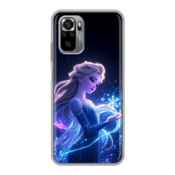 Силиконовый чехол на Xiaomi RedMi Note 10S с принтом Холодное сердце Frozen