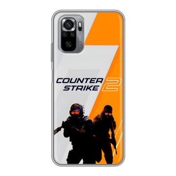 Силиконовый чехол на Xiaomi RedMi Note 10S с принтом Counter Strike