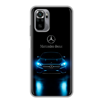 Силиконовый чехол на Xiaomi RedMi Note 10S с принтом Mercedes Мерседес
