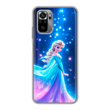 Силиконовый чехол на Xiaomi RedMi Note 10S с принтом Холодное сердце Frozen