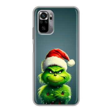 Силиконовый чехол на Xiaomi RedMi Note 10S с принтом Новый год Силиконовый чехол на Xiaomi RedMi Note 10S с принтом Новый год