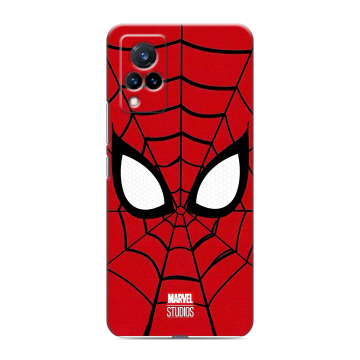 Силиконовый противоударный чехол на Vivo V21 с принтом человек паук spiderman