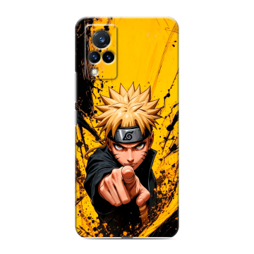 Силиконовый противоударный чехол на Vivo V21 с принтом Naruto Наруто Силиконовый противоударный чехол на Vivo V21 с принтом Naruto Наруто