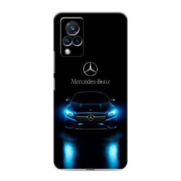 Силиконовый противоударный чехол на Vivo V21 с принтом Mercedes Мерседес Силиконовый противоударный чехол на Vivo V21 с принтом Mercedes Мерседес