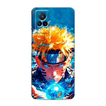 Силиконовый противоударный чехол на Vivo V21 с принтом Аниме Наруто Naruto Силиконовый противоударный чехол на Vivo V21 с принтом Аниме Наруто Naruto