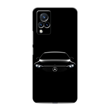 Силиконовый противоударный чехол на Vivo V21 с принтом Mercedes Мерседес Силиконовый противоударный чехол на Vivo V21 с принтом Mercedes Мерседес