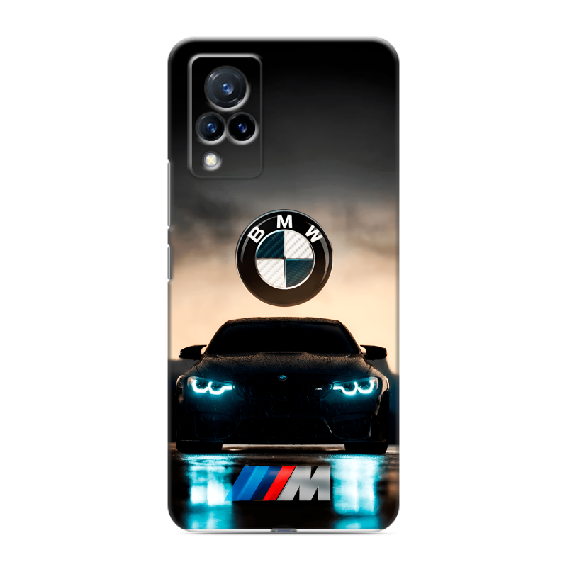 Пластиковый чехол на Vivo V21 с принтом БМВ BMW Пластиковый чехол на Vivo V21 с принтом БМВ BMW