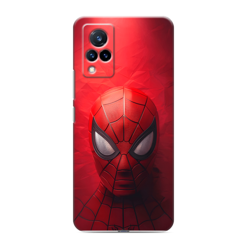 Силиконовый противоударный чехол на Vivo V21 с принтом Spiderman Человек паук Силиконовый противоударный чехол на Vivo V21 с принтом Spiderman Человек паук