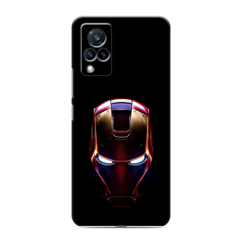 Пластиковый чехол на Vivo V21 с принтом IronMan Железный человек Пластиковый чехол на Vivo V21 с принтом IronMan Железный человек