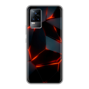 Силиконовый чехол на Vivo V21e с принтом Яркие абстракции Силиконовый чехол на Vivo V21e с принтом Яркие абстракции