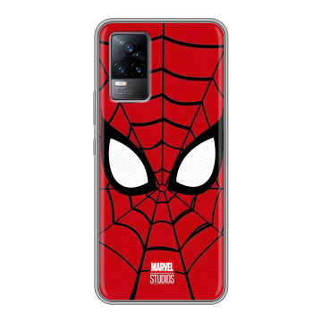 Силиконовый чехол на Vivo V21e с принтом человек паук spiderman