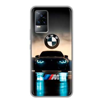 Силиконовый чехол на Vivo V21e с принтом БМВ BMW