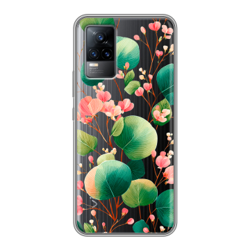 Силиконовый чехол на Vivo V21e с принтом женский Силиконовый чехол на Vivo V21e с принтом женский