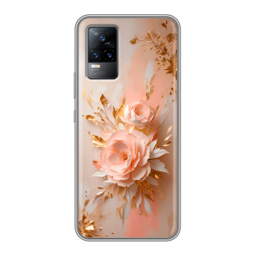 Силиконовый чехол на Vivo V21e с принтом женский Силиконовый чехол на Vivo V21e с принтом женский